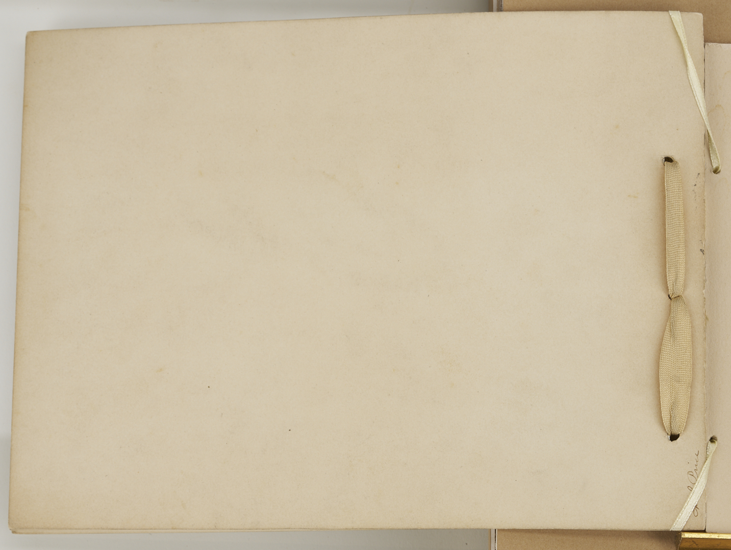 Lot 175: Maria Howard Weeden Original Watercolor Artist’s Book, A Serenade (from Ben-Hur)