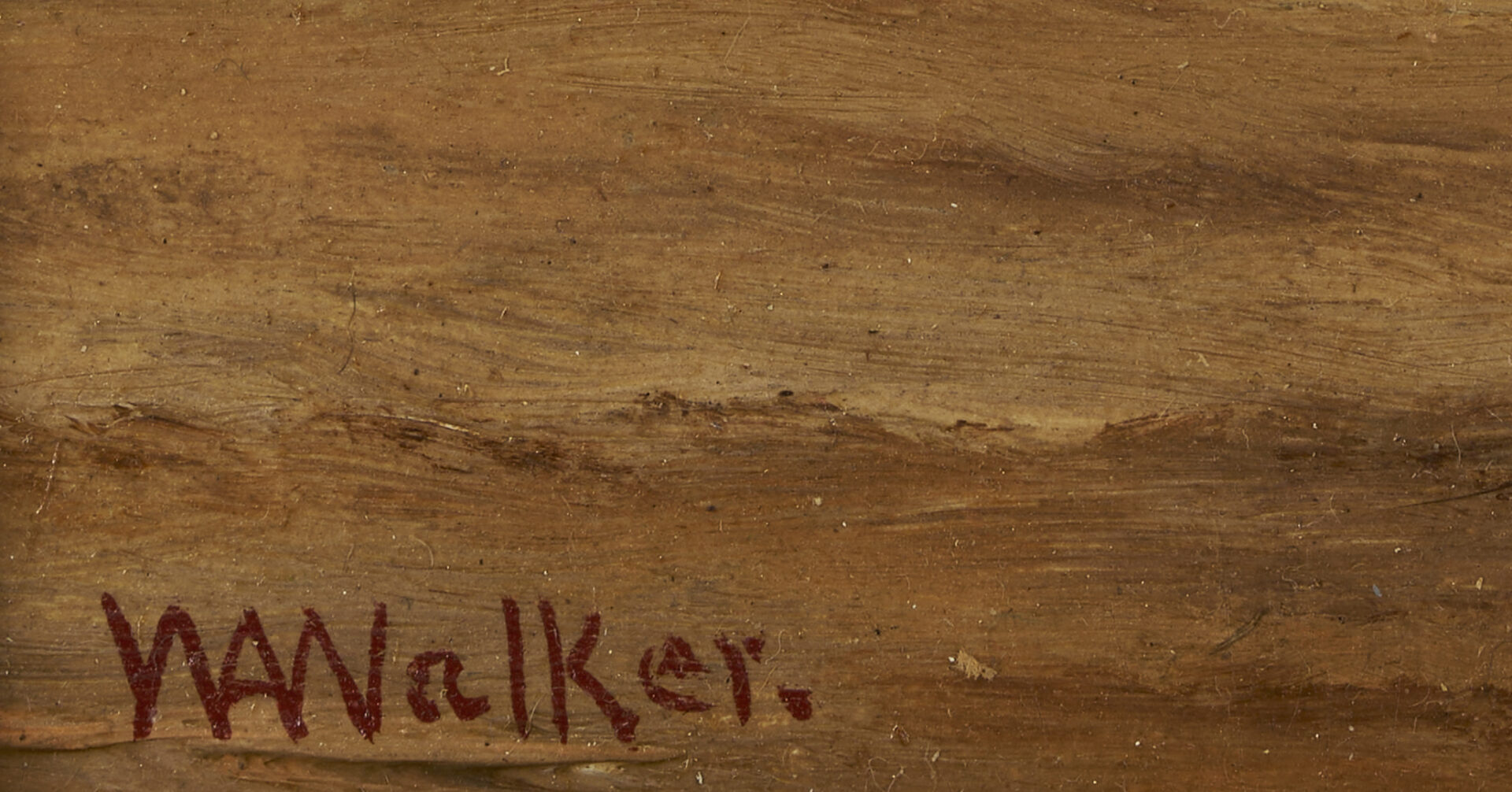 Lot 176: William Aiken Walker O/B Panoramic Cabin Scene Painting
