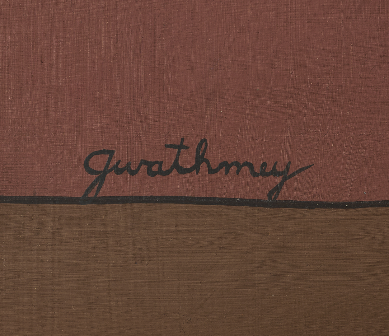Lot 180: Robert Gwathmey O/C Painting, Musical Couple on Porch