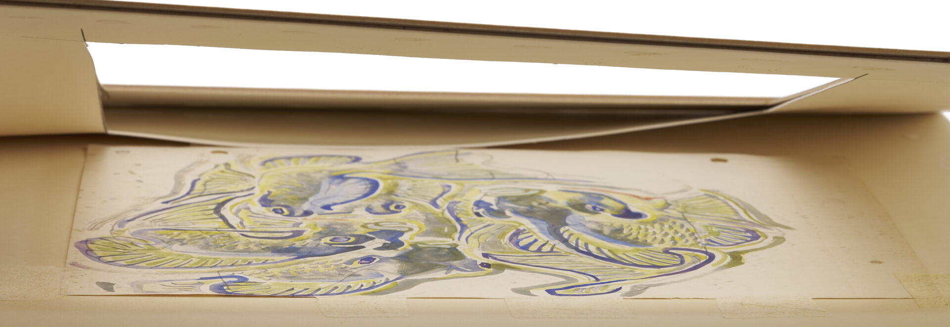 Lot 185: Walter Anderson W/C Painting, Perch