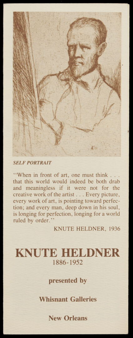 Lot 187: 34 Knute Heldner Etchings, most New Orleans