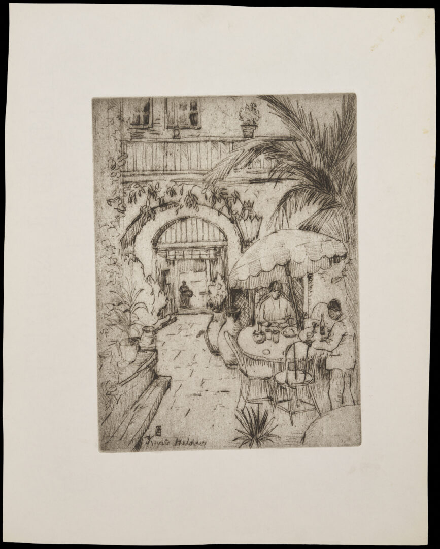 Lot 187: 34 Knute Heldner Etchings, most New Orleans