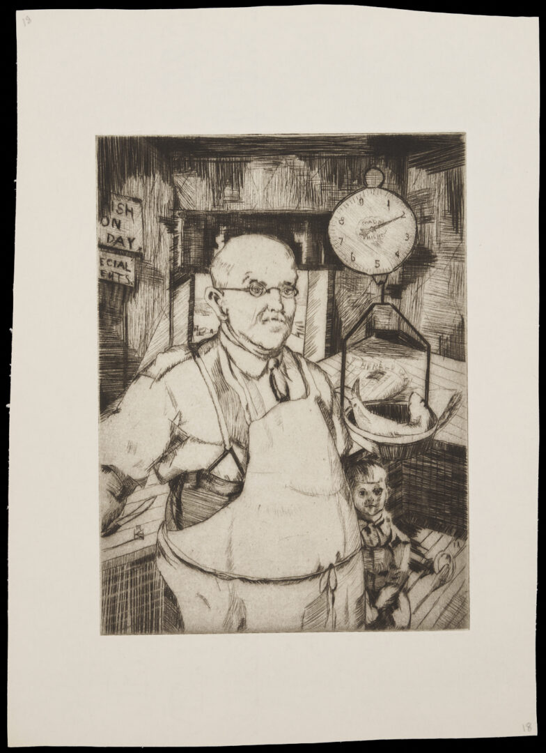 Lot 187: 34 Knute Heldner Etchings, most New Orleans