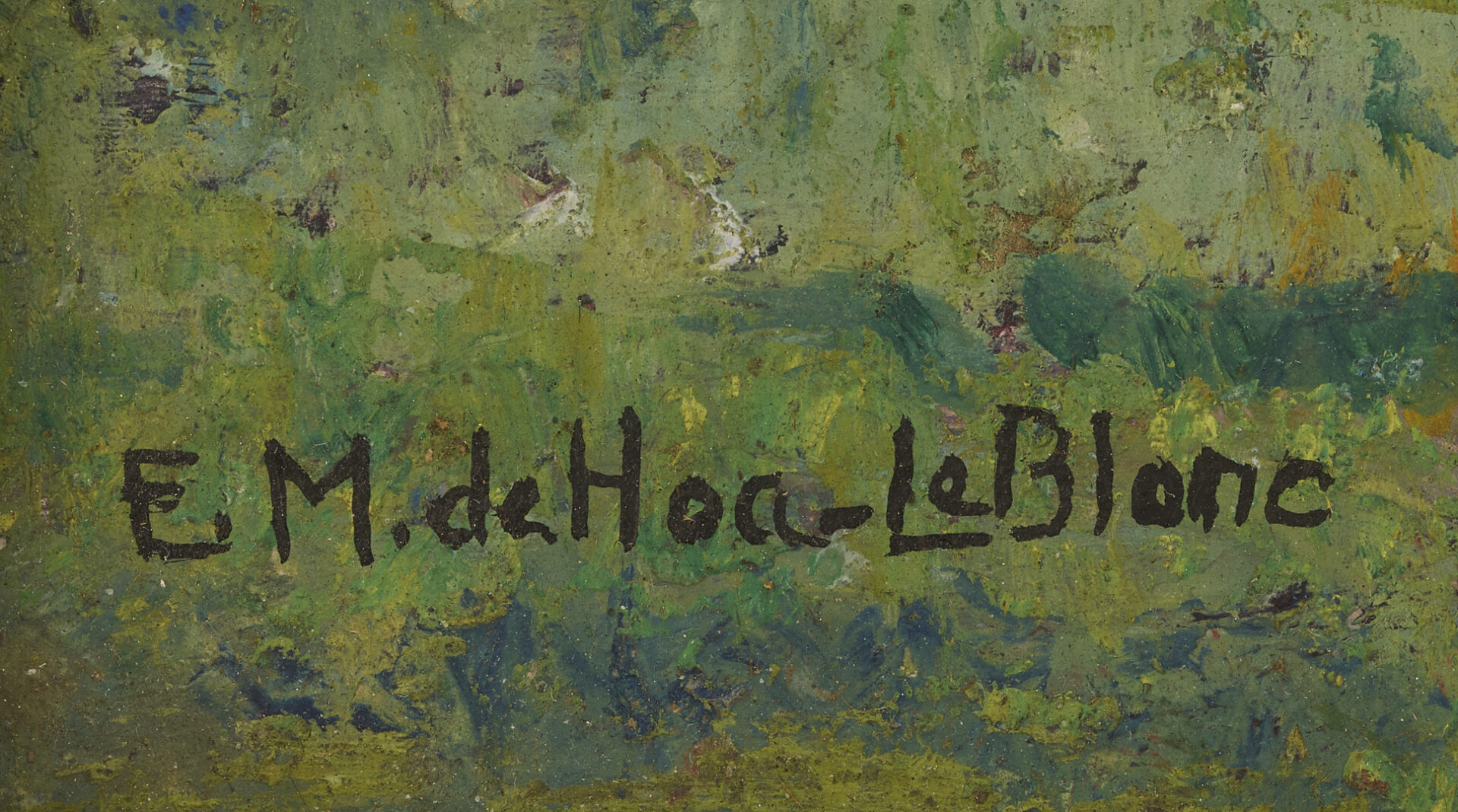 Lot 188: Emilie de Hoa LeBlanc oil landscape painting