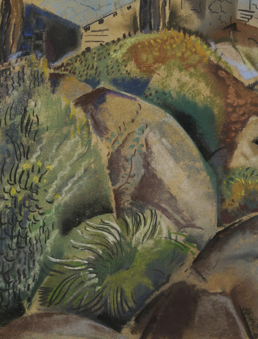 Lot 189: Will Henry Stevens Pastel Landscape