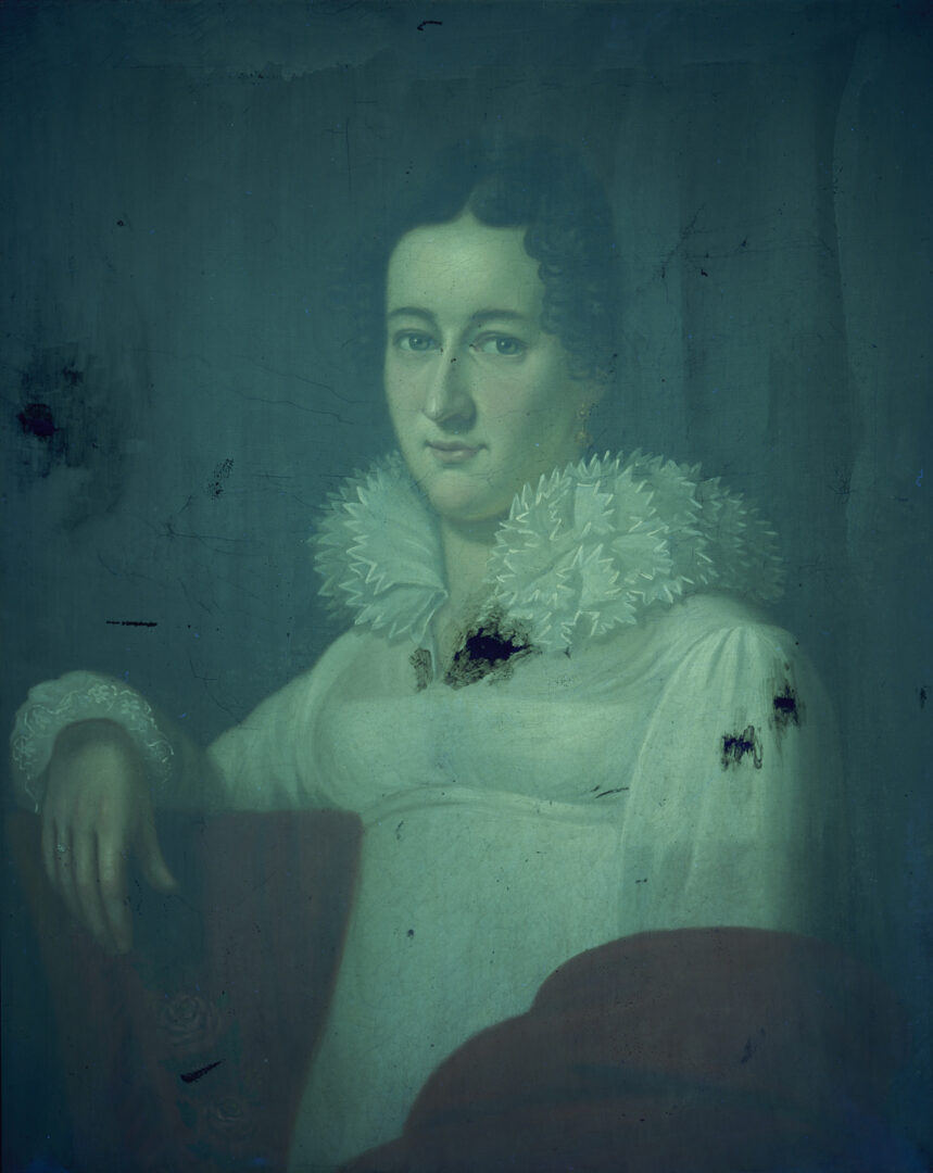 Lot 195: Francis M. Drexel O/C Portrait of Harriotte Craig Cowan, PA / TN