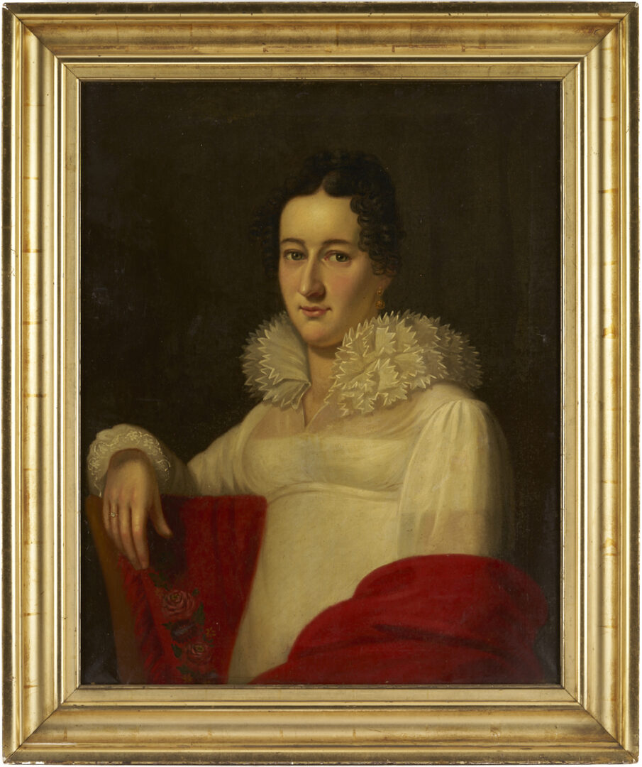 Lot 195: Francis M. Drexel O/C Portrait of Harriotte Craig Cowan, PA / TN