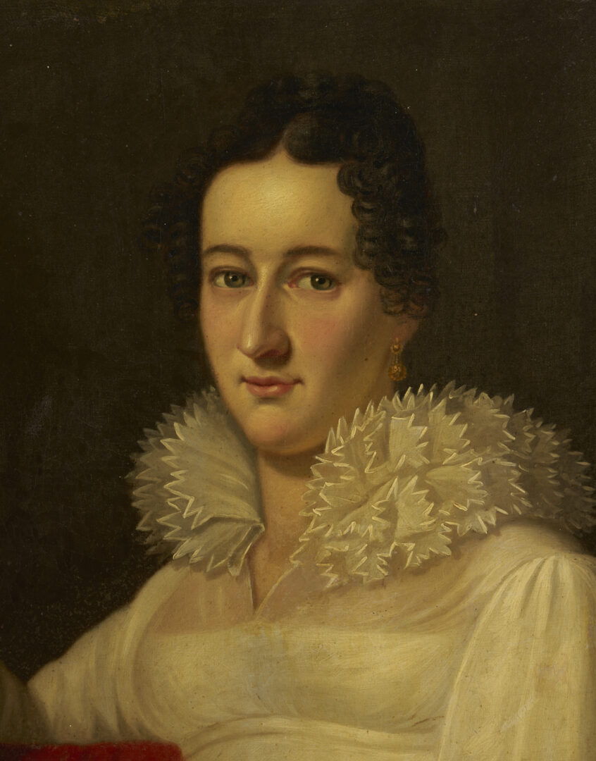 Lot 195: Francis M. Drexel O/C Portrait of Harriotte Craig Cowan, PA / TN