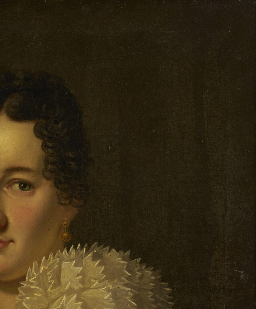 Lot 195: Francis M. Drexel O/C Portrait of Harriotte Craig Cowan, PA / TN