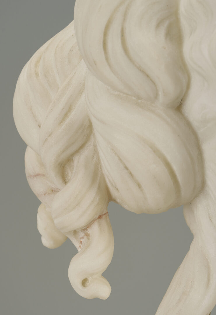 Lot 196: William Henry Rinehart Classical Marble Bust