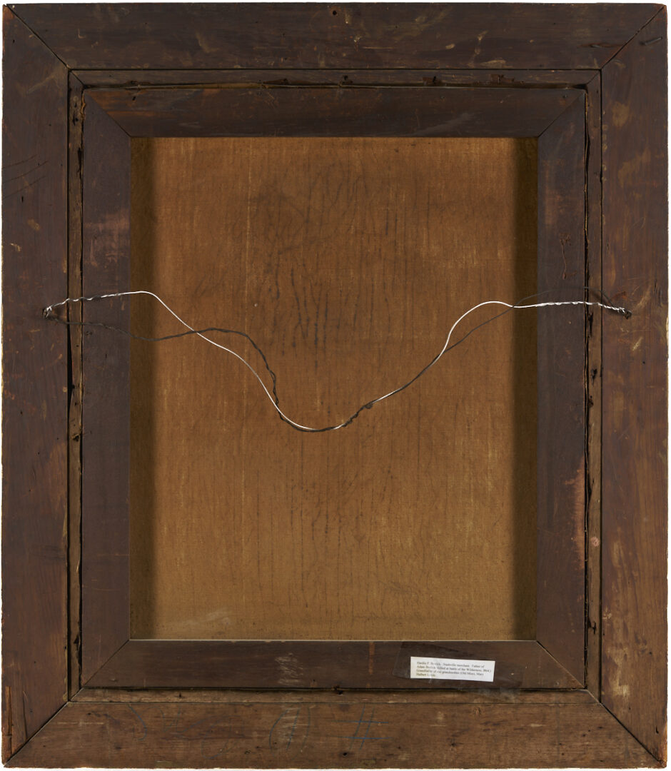 Lot 197: Washington Cooper, TN Portrait of Hardin Bostick of Nashville