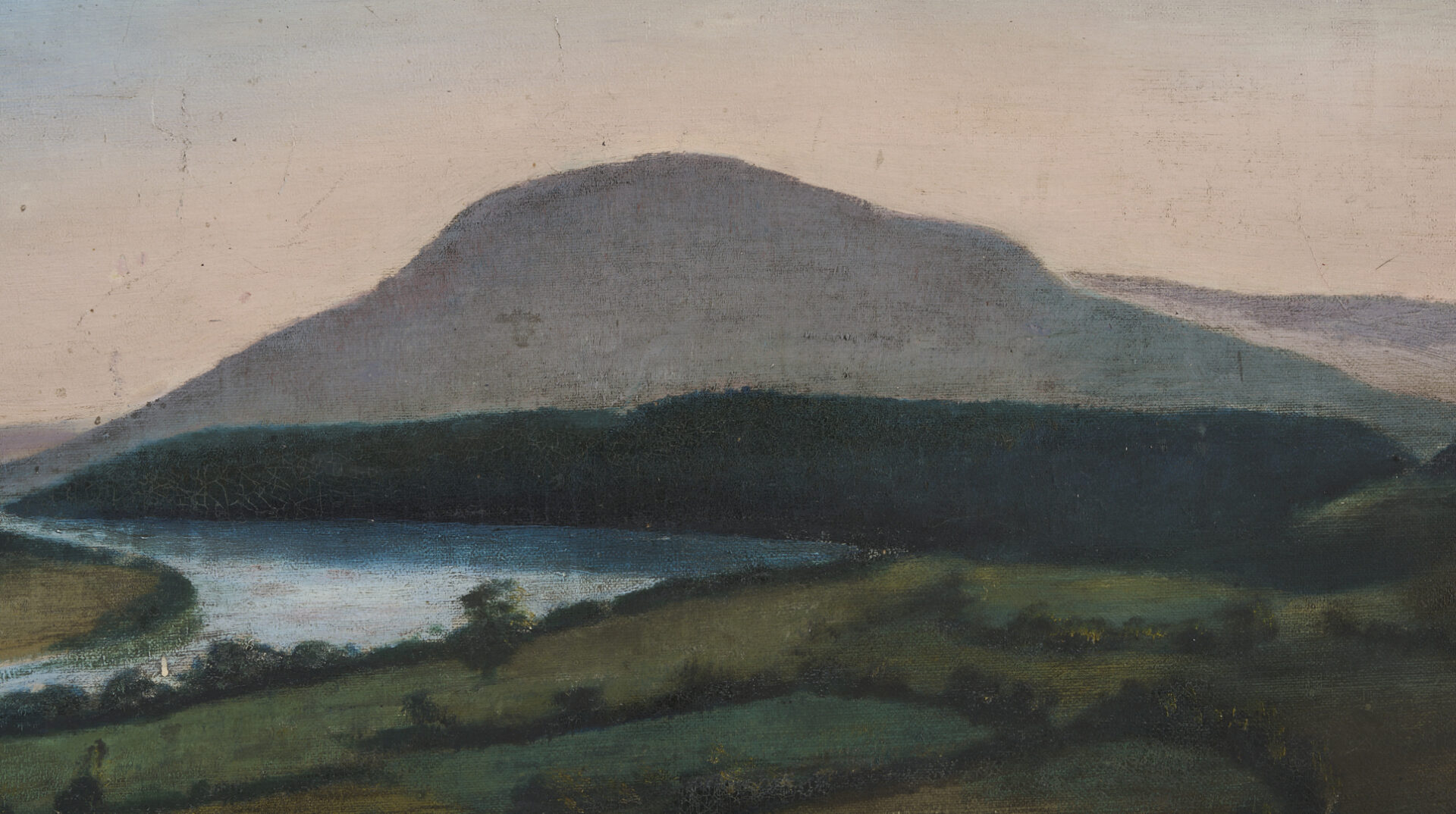 Lot 200: S.L. Owens Chattanooga Panoramic Painting, c. 1900