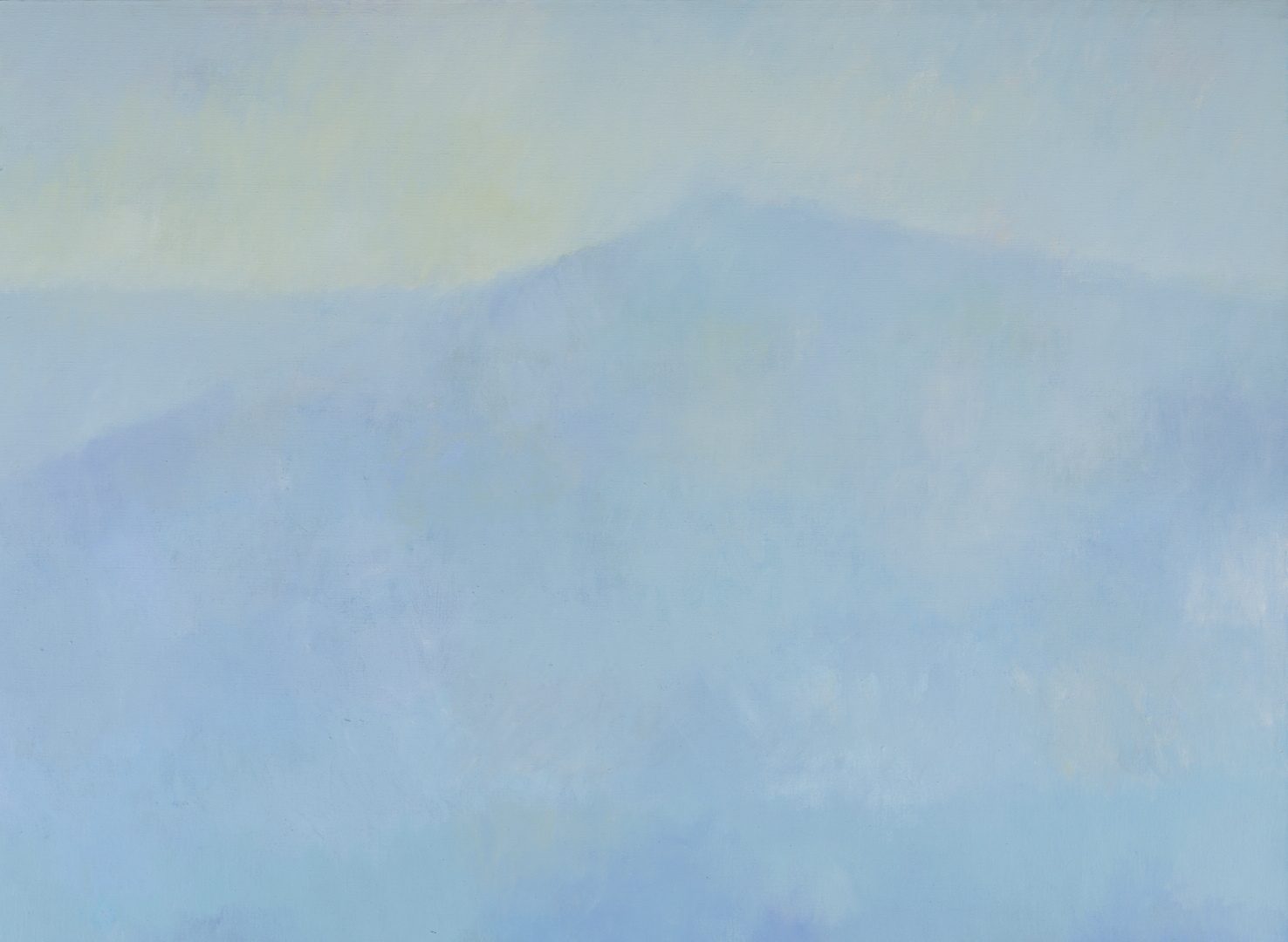 Lot 203: Large Joanna Higgs Ross Smoky Mountain Landscape Painting, Cades Cove No. 8