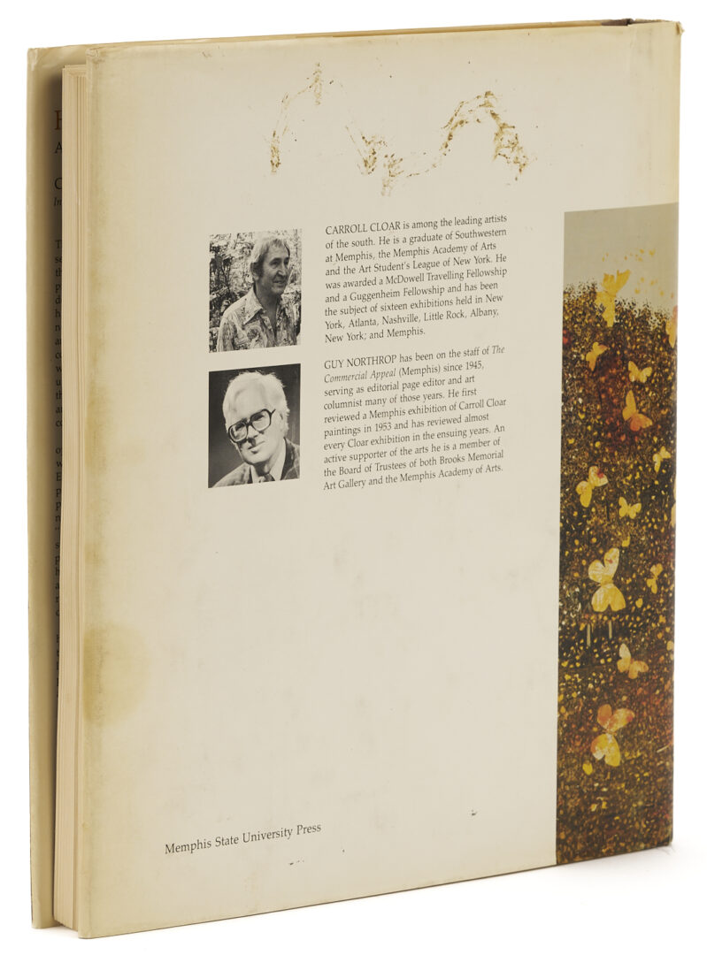 Lot 206: Carrol Cloar Drawing, Skinny Dipping, Plus Signed Hostile Butterflies Book