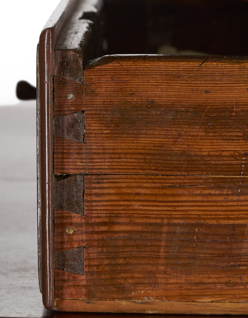 Lot 209: East TN Chippendale Tall Chest, Documented MESDA, Art & Mystery