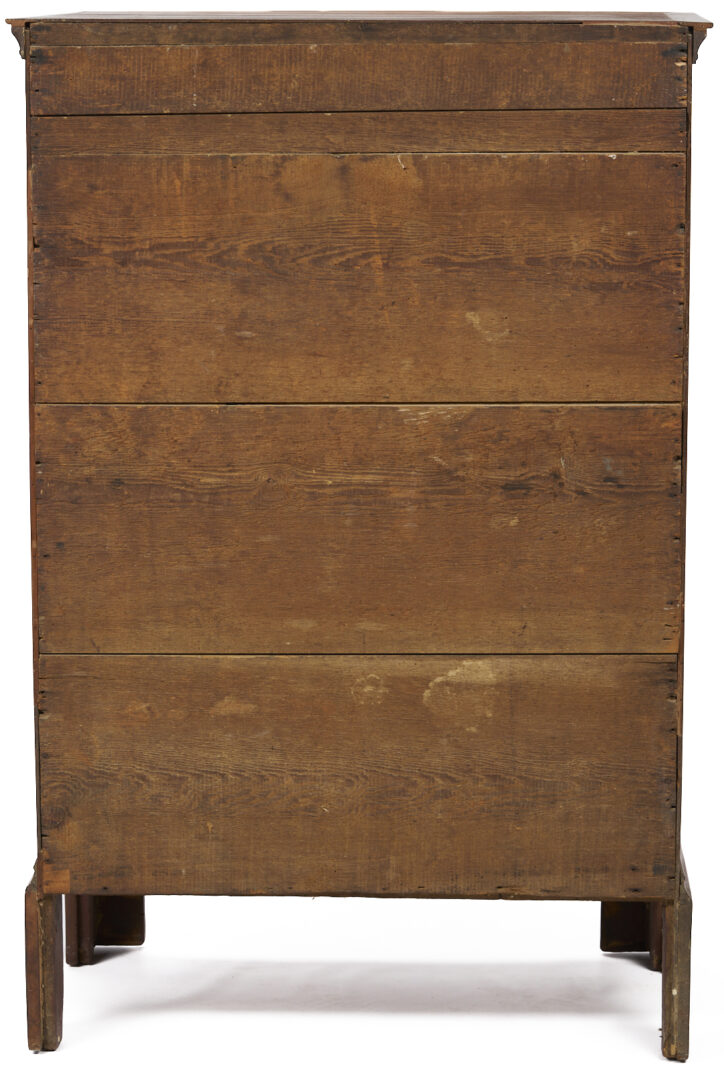 Lot 209: East TN Chippendale Tall Chest, Documented MESDA, Art & Mystery