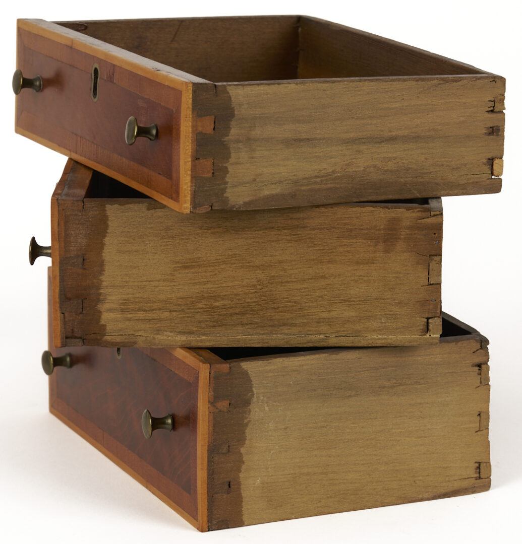 Lot 211: Miniature TN Chest of Drawers, Illus. Art & Mystery of Tennessee Furniture