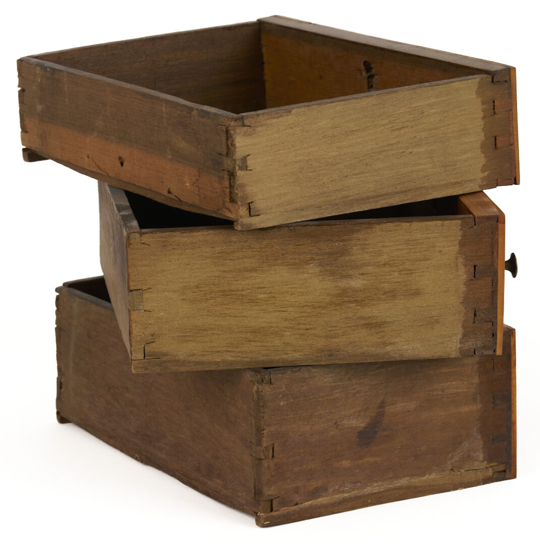 Lot 211: Miniature TN Chest of Drawers, Illus. Art & Mystery of Tennessee Furniture