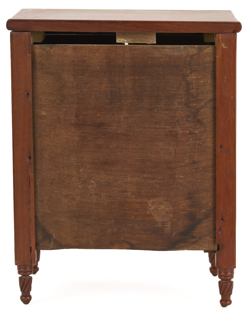Lot 211: Miniature TN Chest of Drawers, Illus. Art & Mystery of Tennessee Furniture