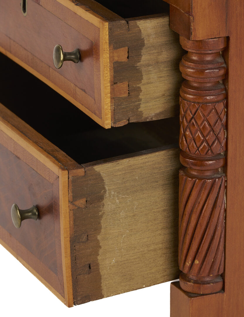 Lot 211: Miniature TN Chest of Drawers, Illus. Art & Mystery of Tennessee Furniture