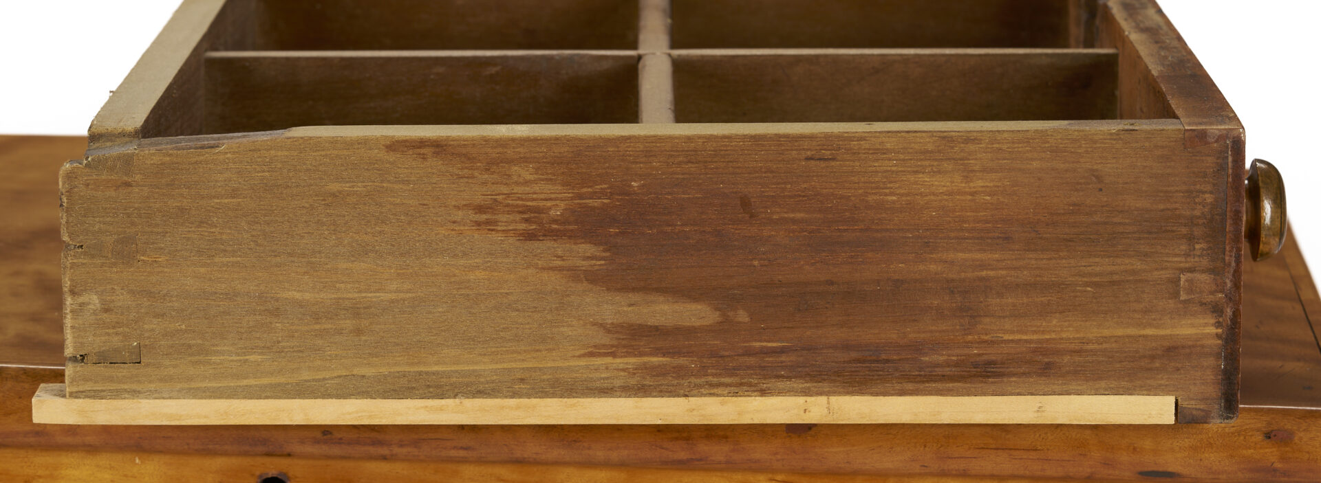 Lot 212: Southern Sheraton Tiger Maple Sugar Chest