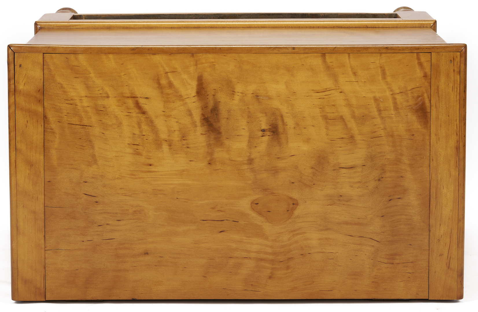 Lot 212: Southern Sheraton Tiger Maple Sugar Chest