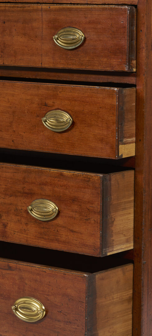 Lot 215: Cherry Hepplewhite Chest of Drawers
