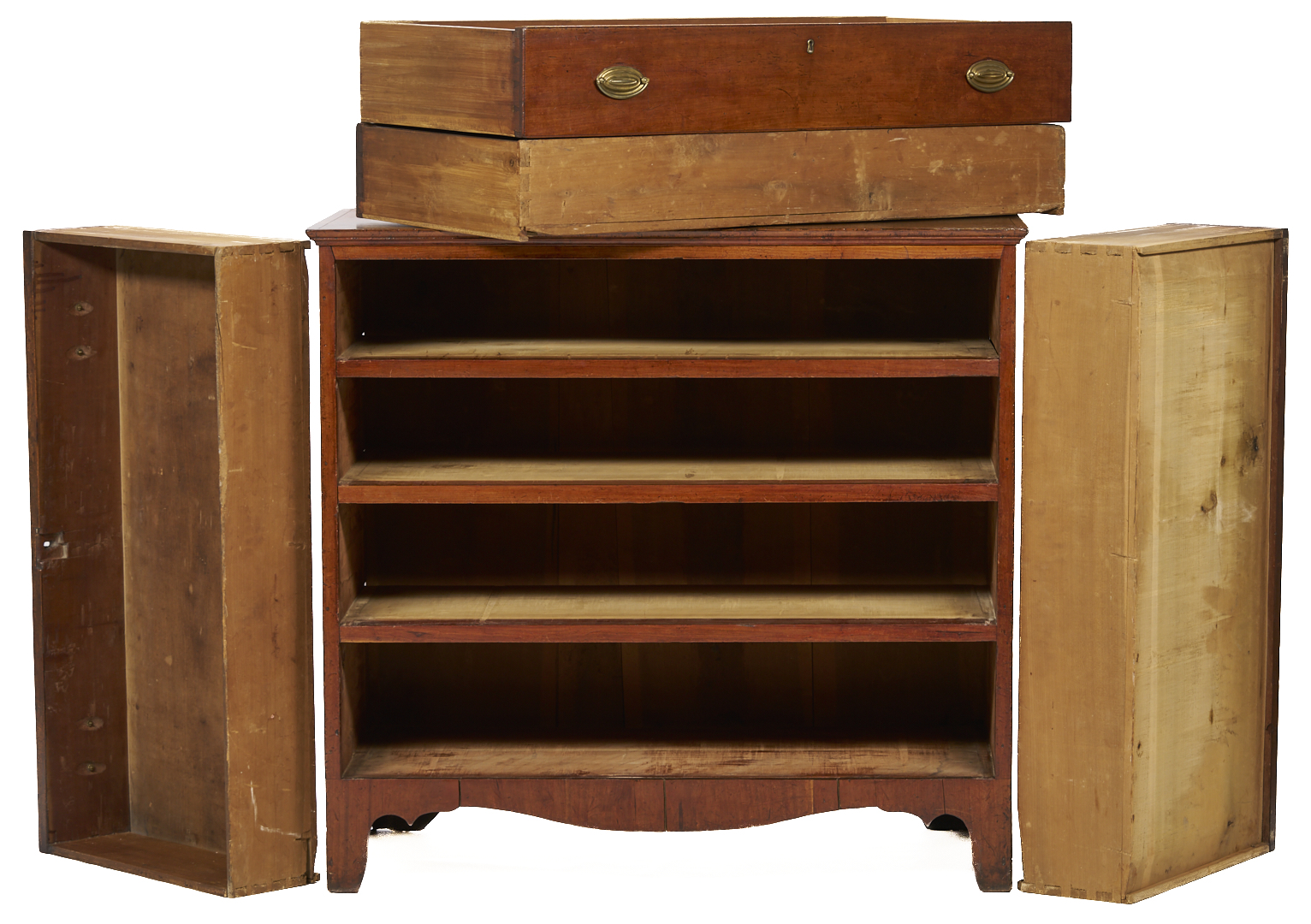 Lot 215: Cherry Hepplewhite Chest of Drawers