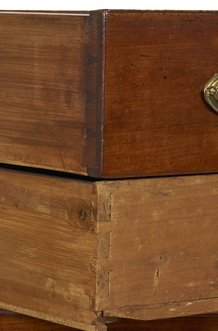 Lot 215: Cherry Hepplewhite Chest of Drawers