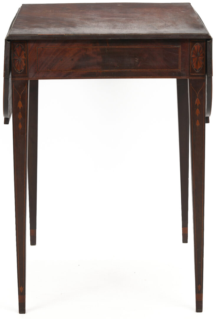Lot 217: Southern Inlaid Pembroke Table attrib. Charleston