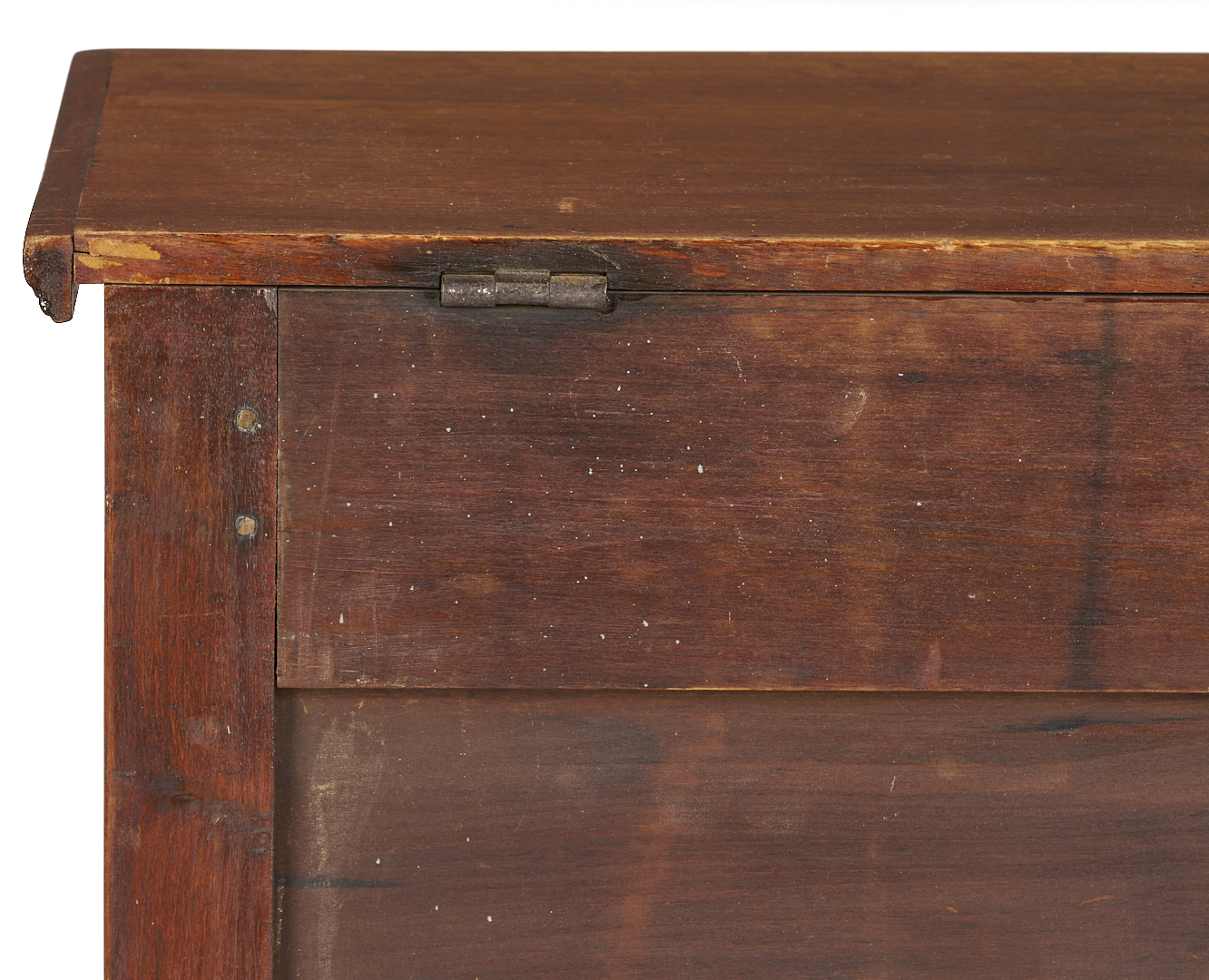 Lot 218: Diminutive Walnut Sugar Chest, Kentucky