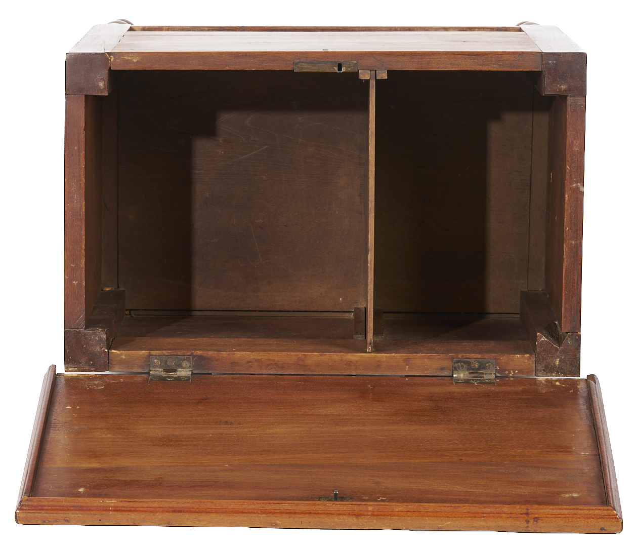 Lot 218: Diminutive Walnut Sugar Chest, Kentucky