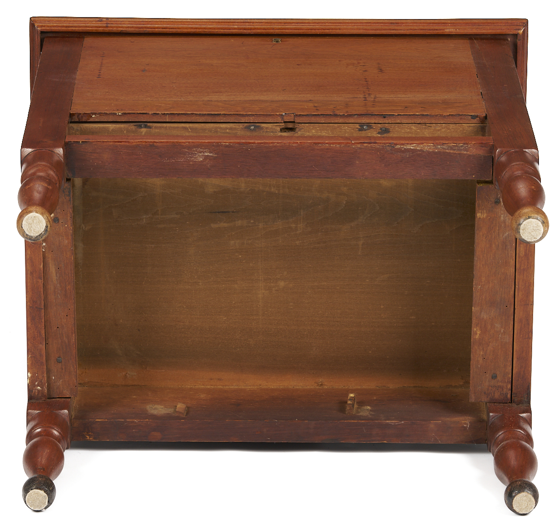 Lot 218: Diminutive Walnut Sugar Chest, Kentucky