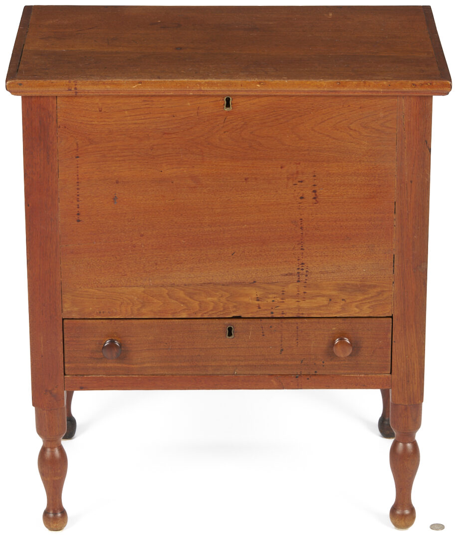 Lot 218: Diminutive Walnut Sugar Chest, Kentucky