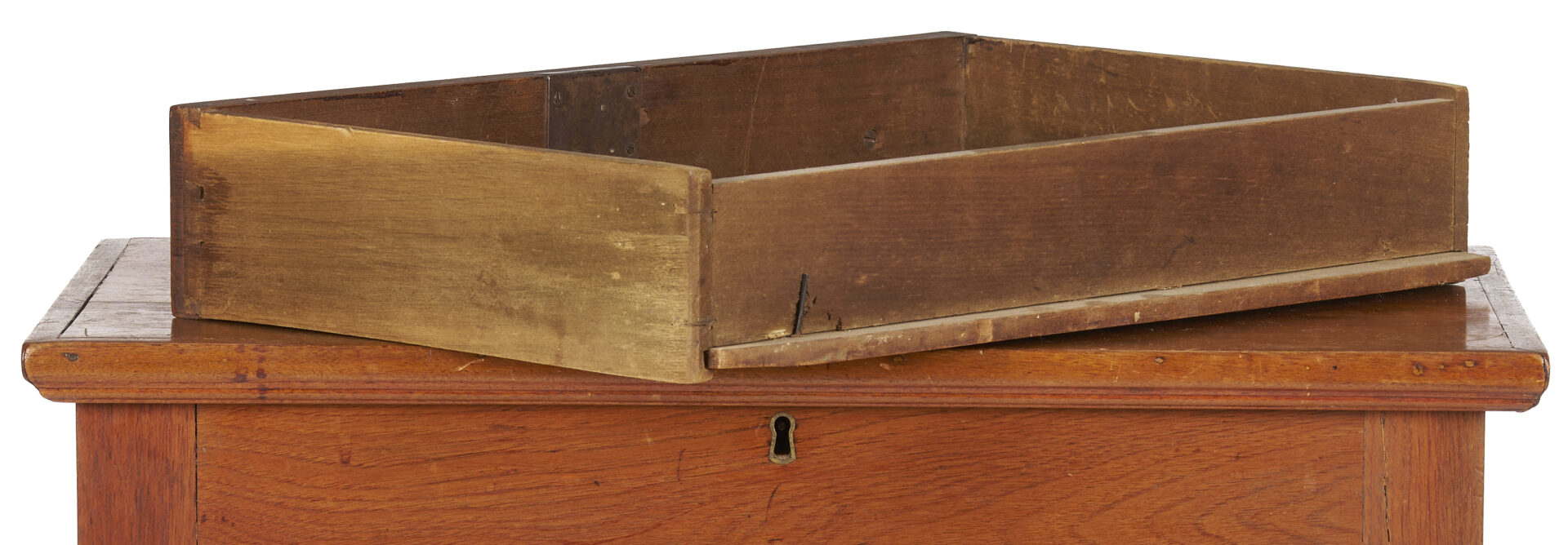 Lot 218: Diminutive Walnut Sugar Chest, Kentucky