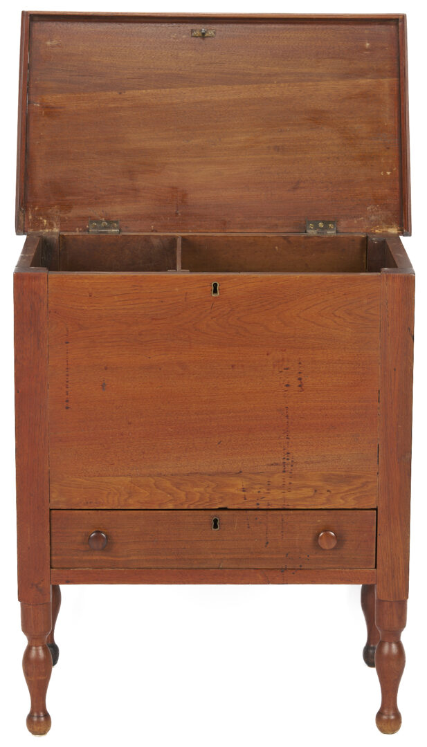 Lot 218: Diminutive Walnut Sugar Chest, Kentucky