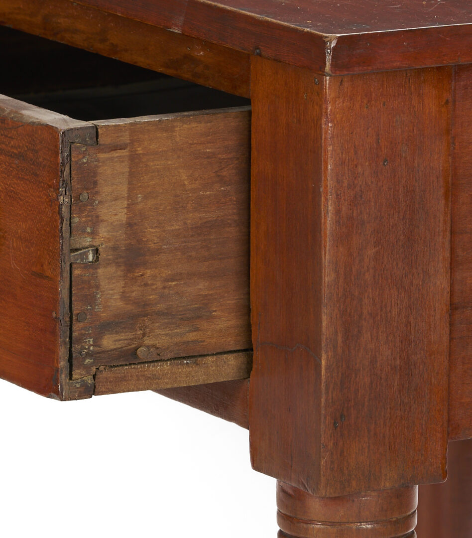 Lot 222: Southern Cherry One-Drawer Sheraton Work Table