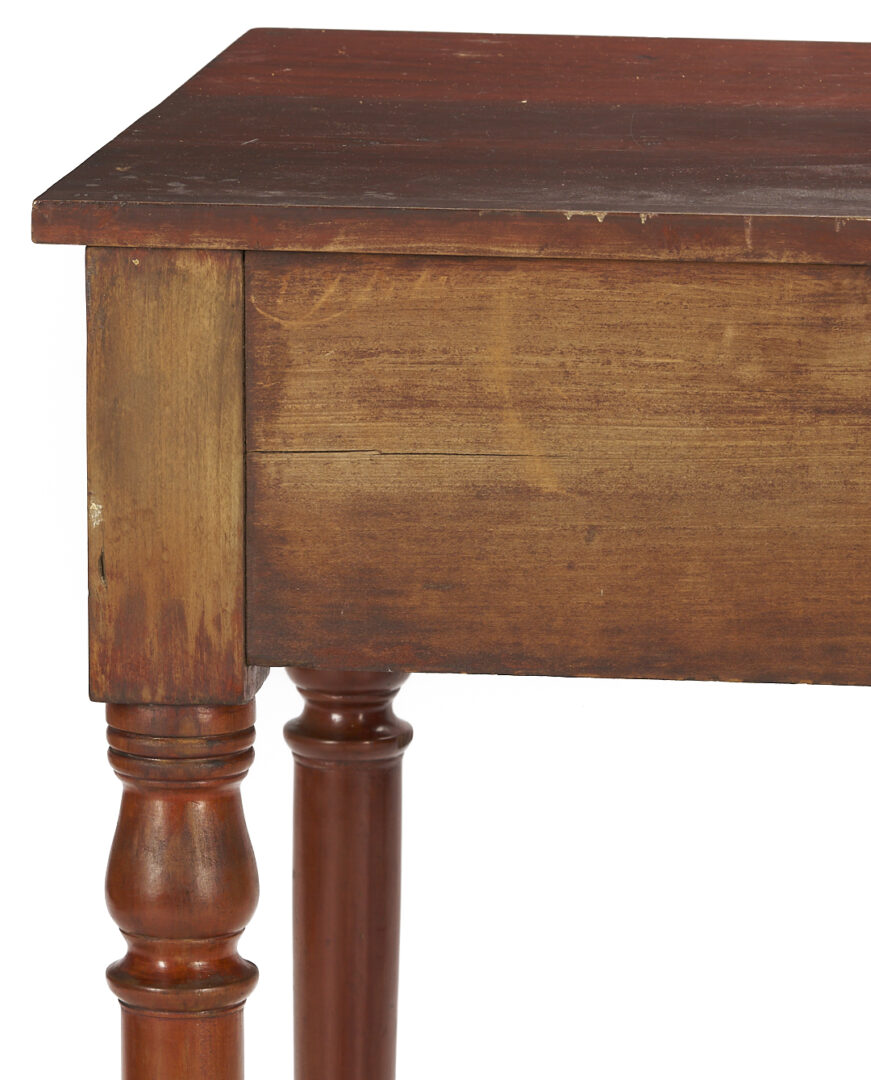 Lot 222: Southern Cherry One-Drawer Sheraton Work Table
