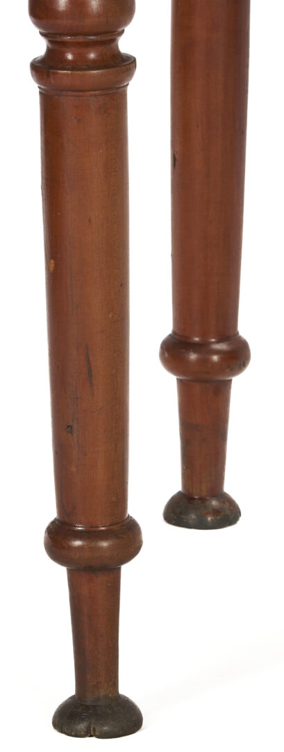 Lot 222: Southern Cherry One-Drawer Sheraton Work Table