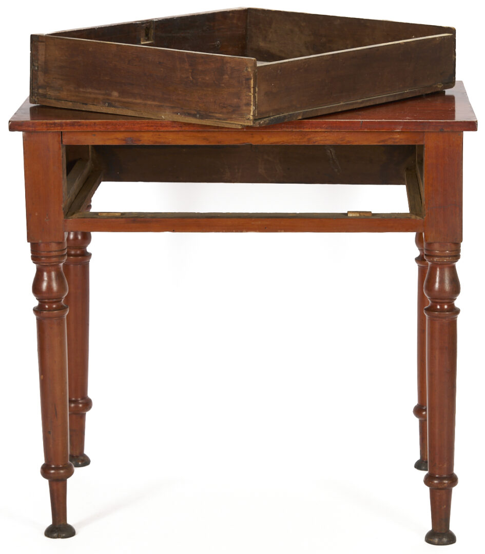 Lot 222: Southern Cherry One-Drawer Sheraton Work Table