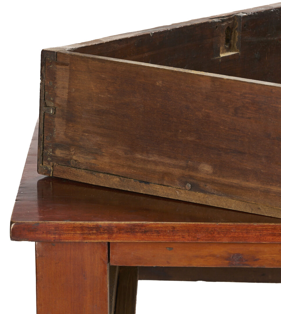 Lot 222: Southern Cherry One-Drawer Sheraton Work Table