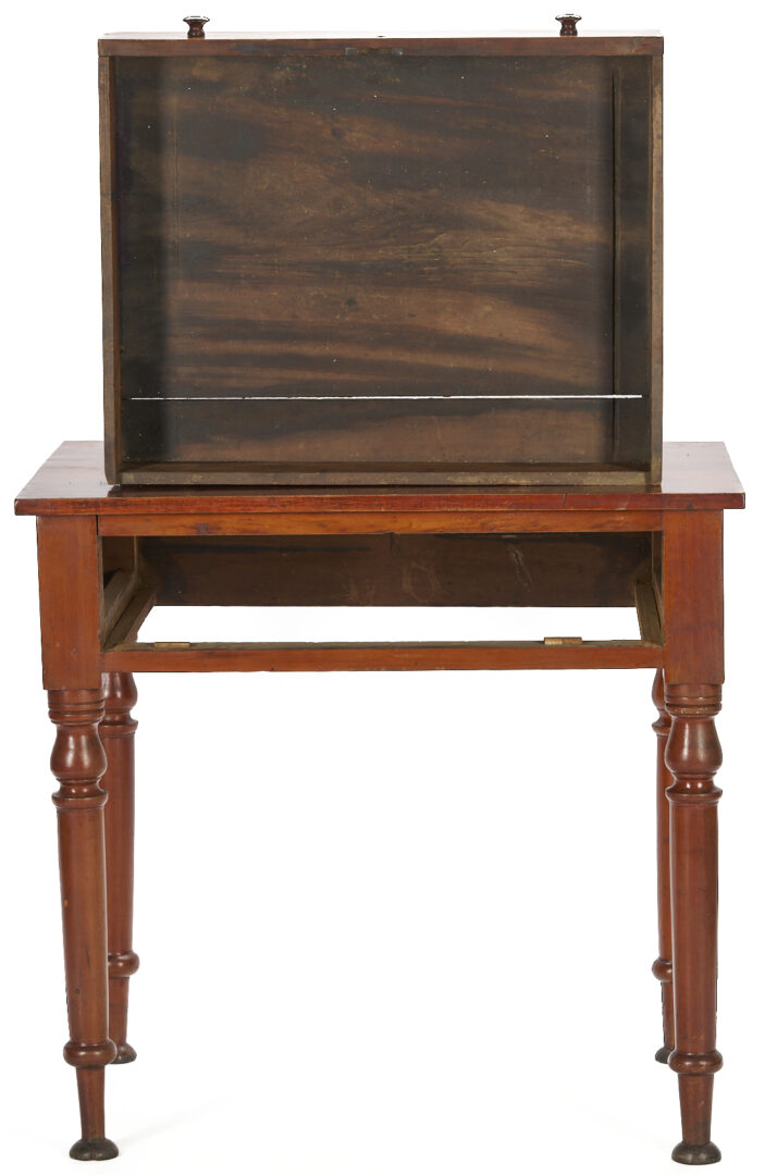 Lot 222: Southern Cherry One-Drawer Sheraton Work Table