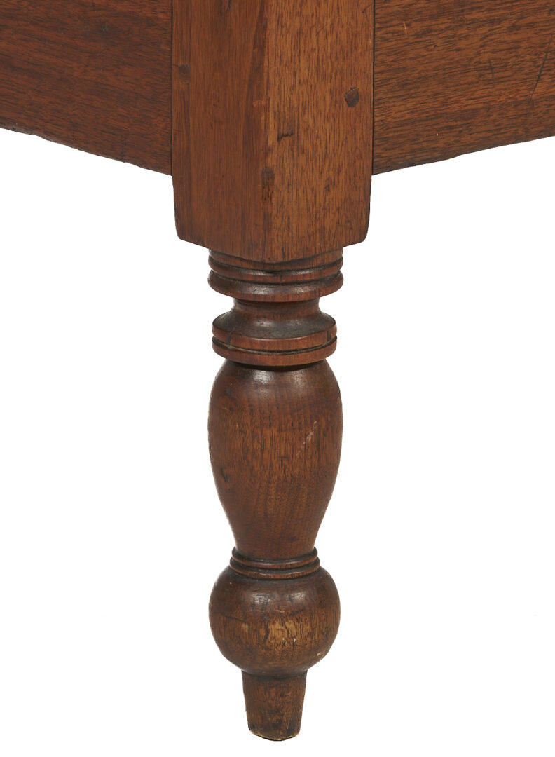 Lot 223: Southern Walnut Sheraton DIminutive Blanket Chest