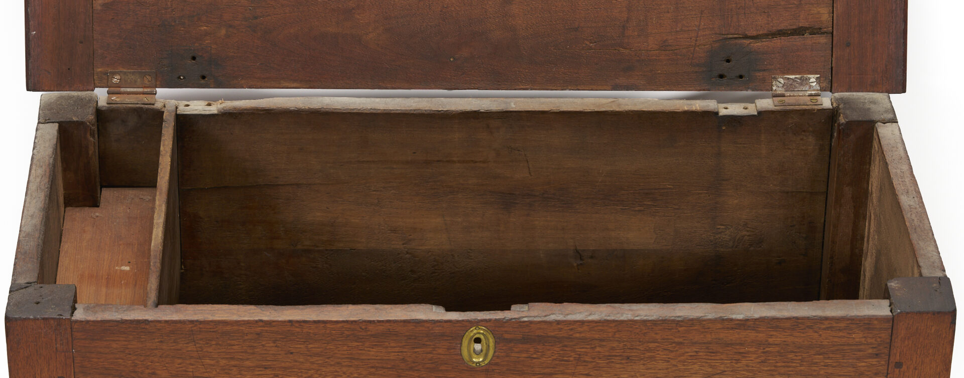 Lot 223: Southern Walnut Sheraton DIminutive Blanket Chest