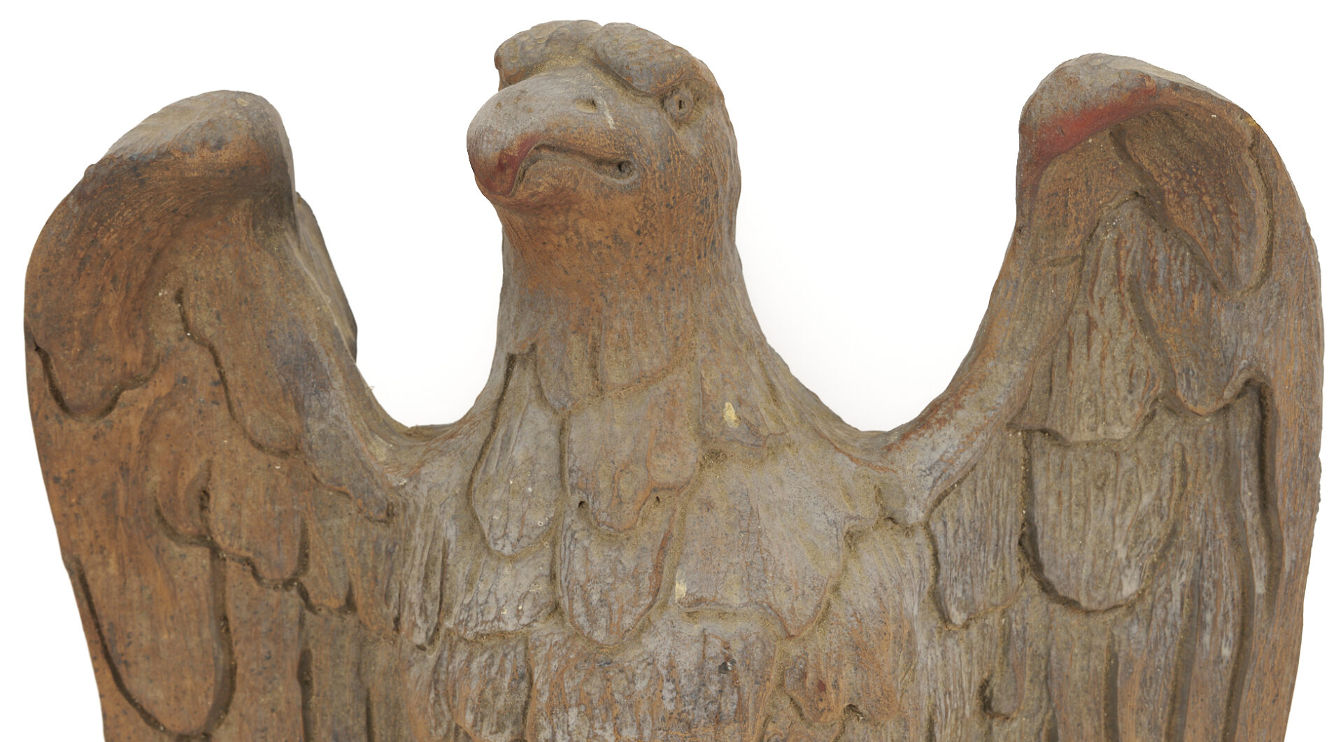 Lot 226: Carved Wooden Eagle with Outspread Wings, poss. Southern