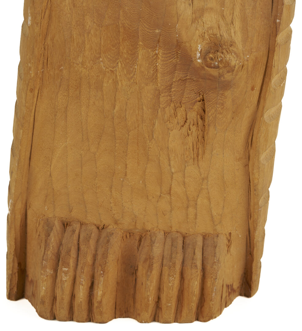 Lot 227: Folk Art Carved Owl