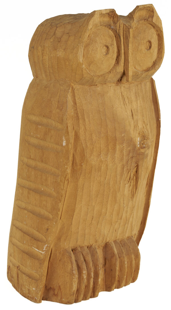 Lot 227: Folk Art Carved Owl