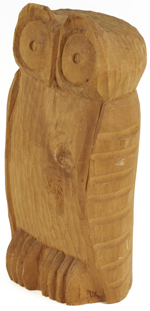 Lot 227: Folk Art Carved Owl