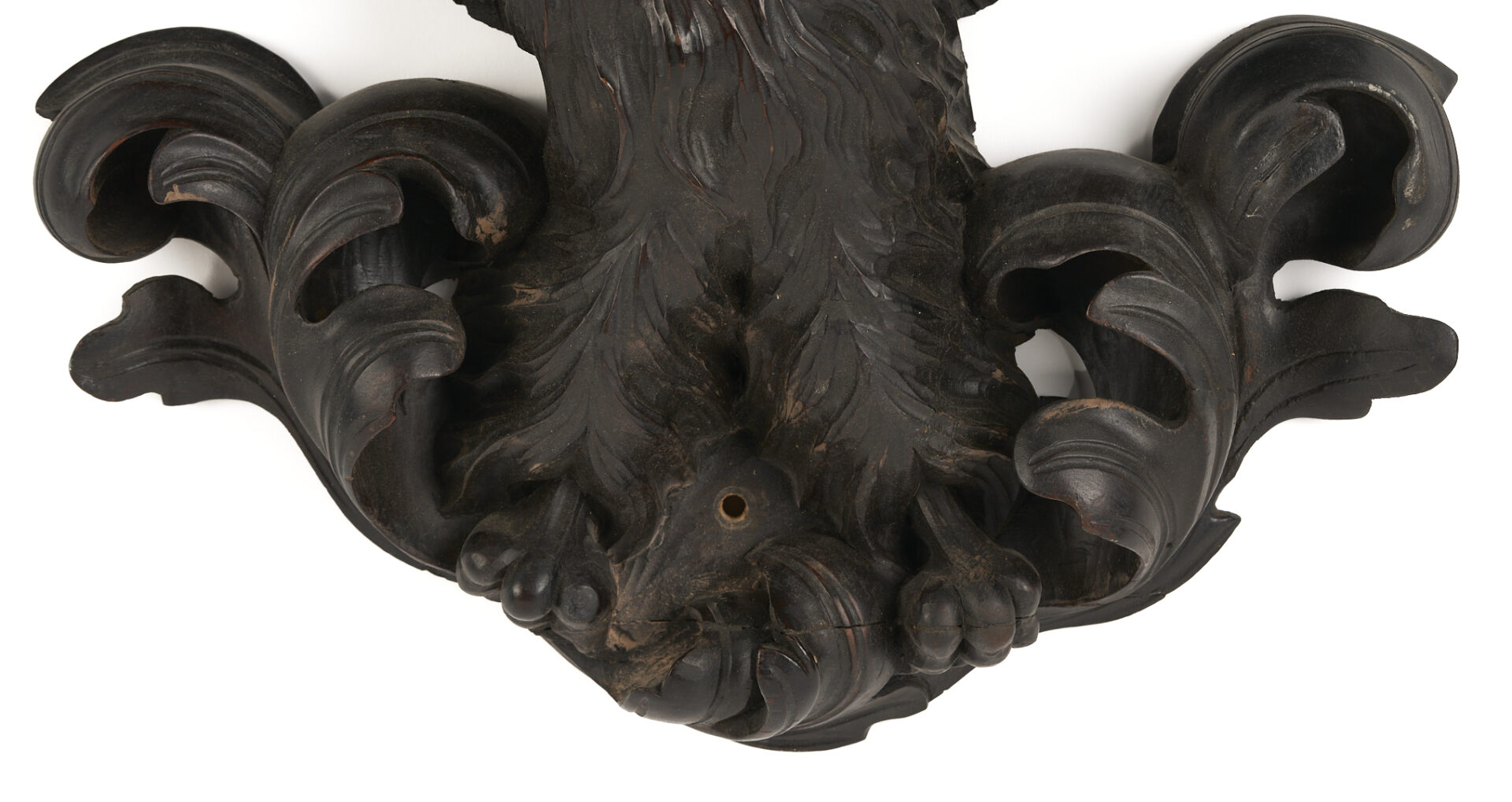 Lot 228: Federal Eagle Mahogany Wall Shelf