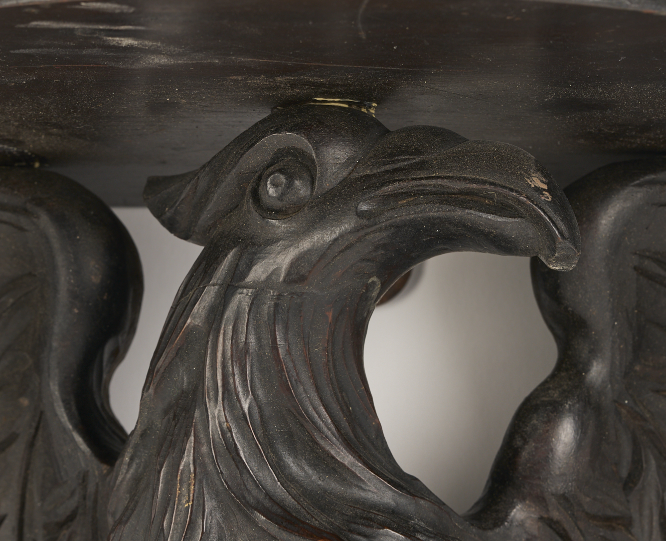 Lot 228: Federal Eagle Mahogany Wall Shelf